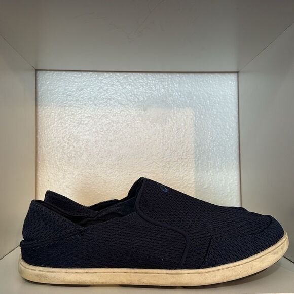 Olukai Nohea Mens Blue Comfort Mesh Slip On Loafer Boat Shoes - Picture 14 of 14